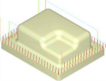 Plunge Re-Roughing, 3 Axis Examples