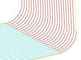 Applying Entry and Exit motions at cut connections.