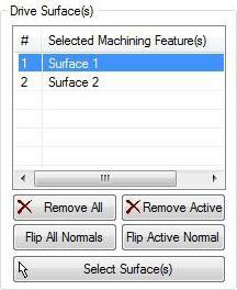 Drive Surface(s), dialog