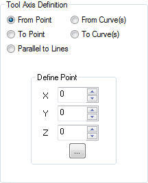 Tool Axis Definition, dialog