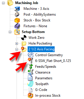 Display of Operations that need Regenerating after Editing