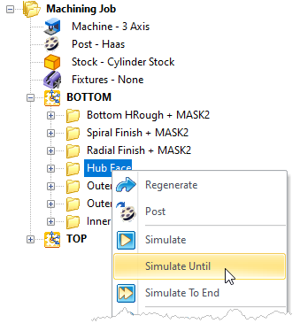 Simulate Until the Active Operation
