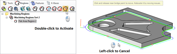 Edit Bridge Points in Selected Region - Modal