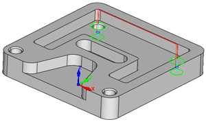 Hole Feature2 example with 6 Hole Instances