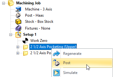 Note: MILL Module shown, Similar for MILL-TURN, TURN and Profile-NEST