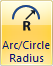 Create an Arc Circle/Radius Dimension