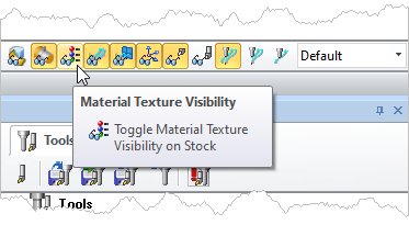 Turn Material Texture Visibility ON