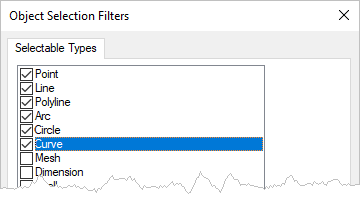 Object Selection Filter