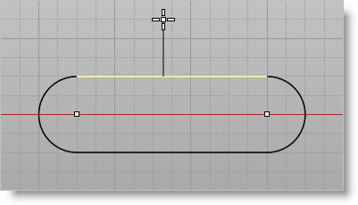 Click on the top horizontal line