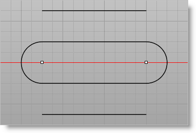 Repeat the offset for the horizontal line at the bottom