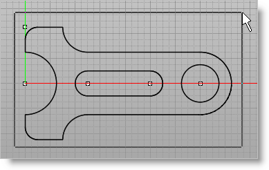 Select all the curves by using a crossing window selection