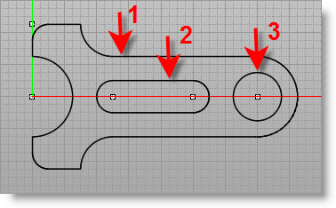 The curves are merged to 3 closed curves as shown