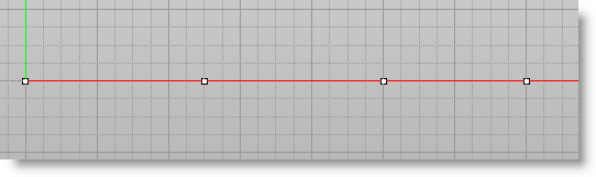 The created points are as shown