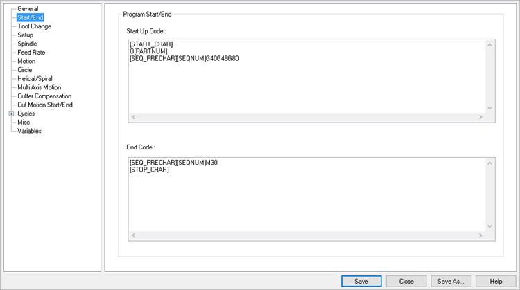 PPG Editor: Start/End