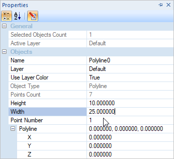 Edit the Length & Width of a Rectangle