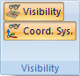 Display Ribbon Bar - Visibility Pane
