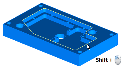 Chain Select (<Shift> + Left-click)