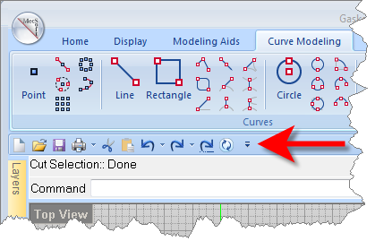 Show the Quick Access Toolbat below the Ribbon Bar