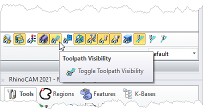 Toolpath Display Toggle