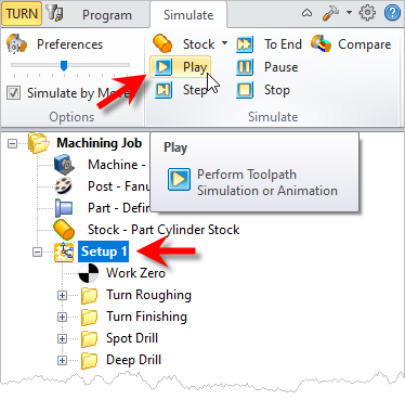 Simulate all Operations within Active Setup