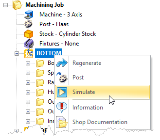 Simulate all Operations within Active Setup