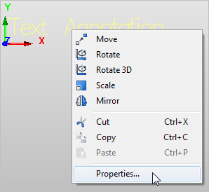 Right-click & select Properties