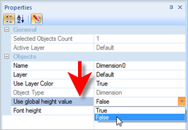 The Properties dialog