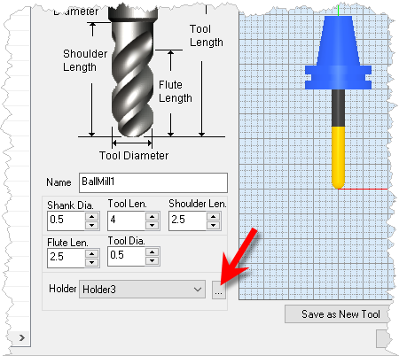 Dialog Box: Create/Edit Tool Holders