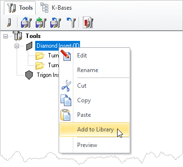 Add Tool to Library